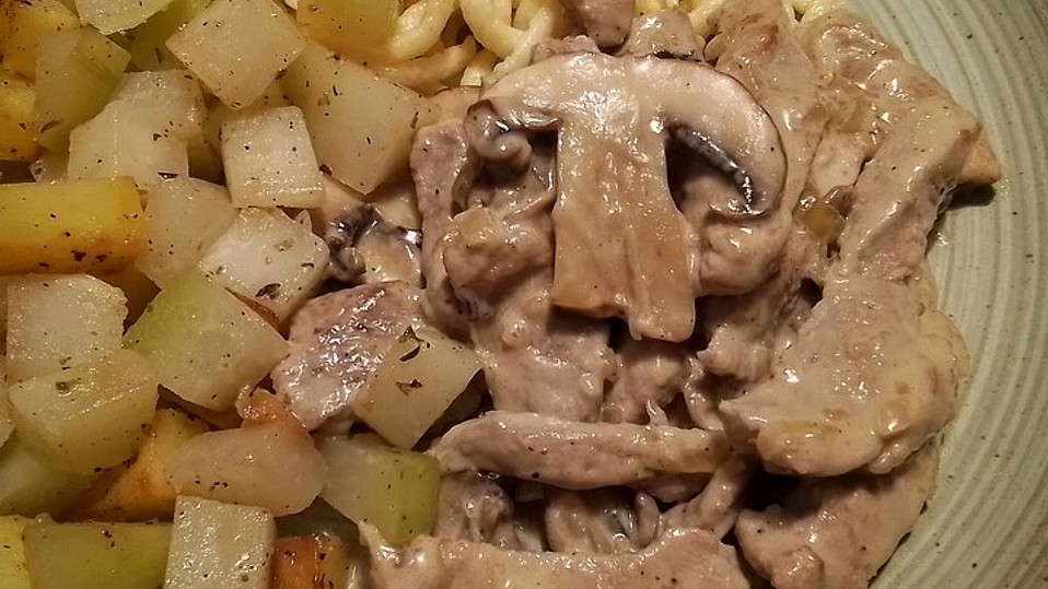 Geschnetzeltes vom Schweinefilet von Engelmietz