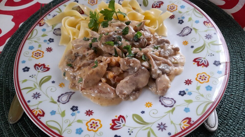 Geschnetzeltes vom Schweinefilet von Engelmietz