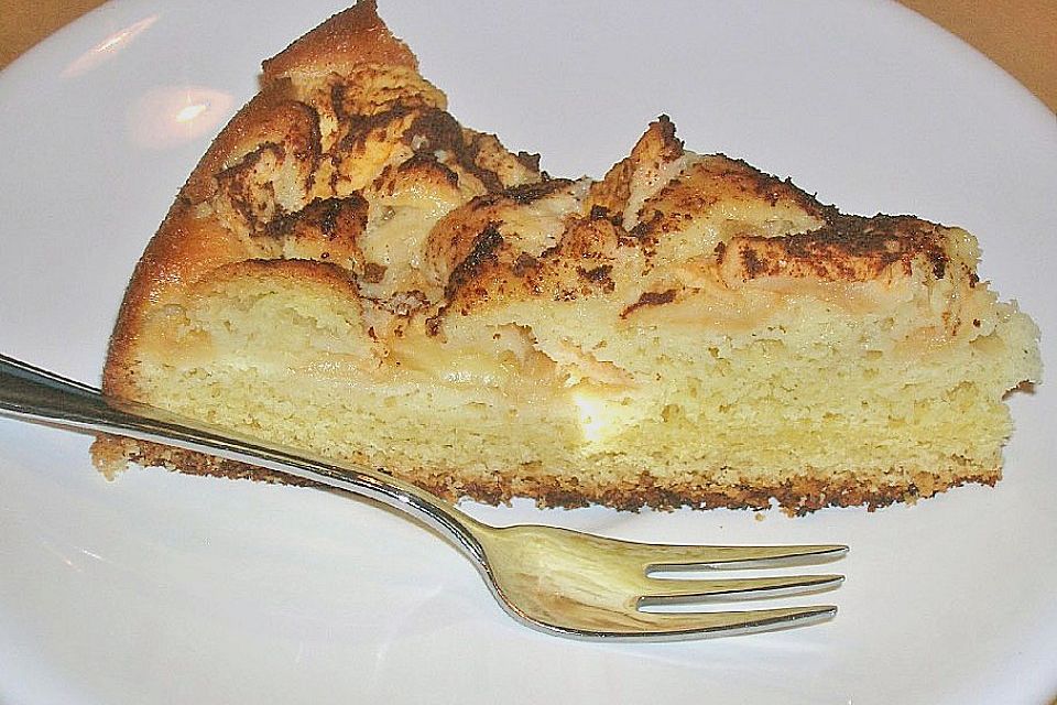 Blitz - Apfel - Mandel - Kuchen mit Punschguss