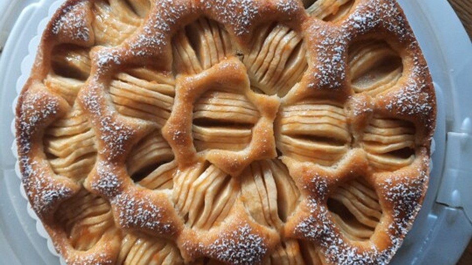 Blitz - Apfel - Mandel - Kuchen mit Punschguss von Juulee Blitz - Apfel - Mandel - Kuchen mit Punschguss von Juulee