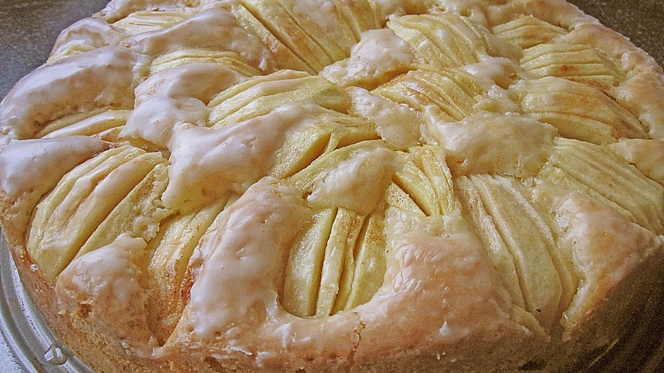 Blitz - Apfel - Mandel - Kuchen mit Punschguss von Juulee Blitz - Apfel - Mandel - Kuchen mit Punschguss von Juulee