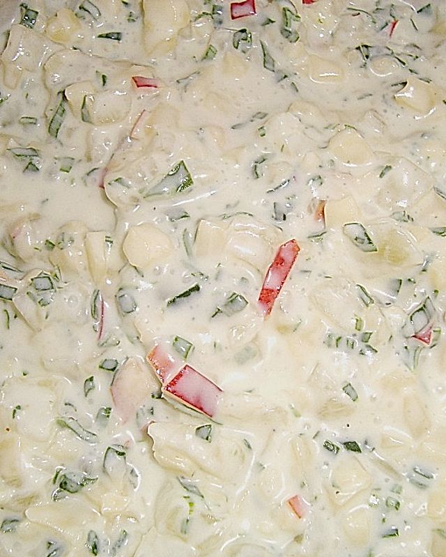 Käse - Lauch - Salat