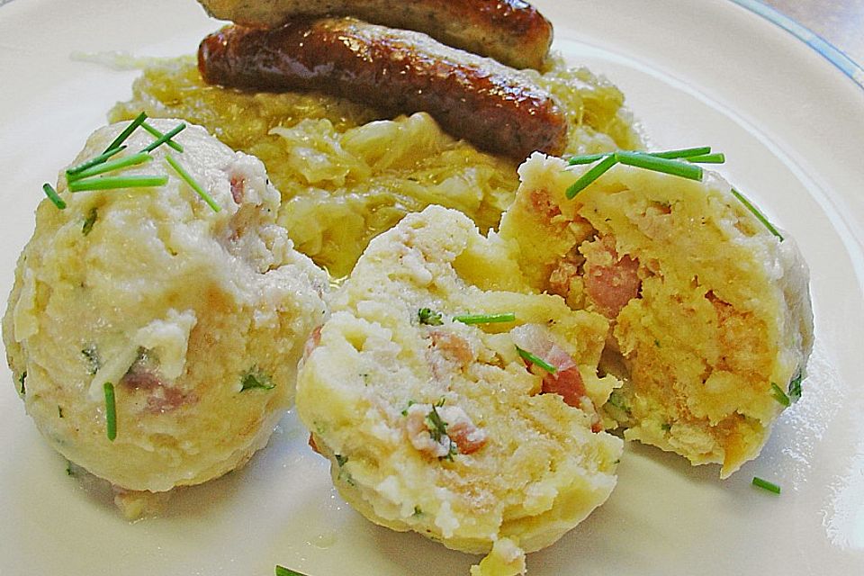 Schinkenspeck - Grieß Knödel Schinkenspeck - Grieß Knödel