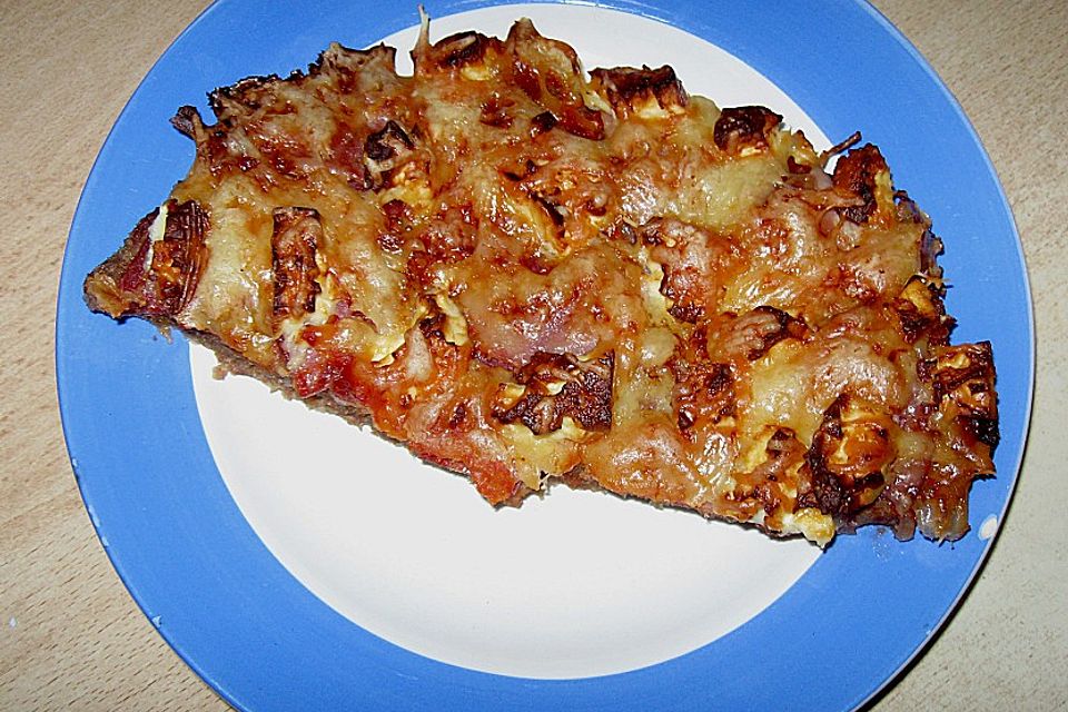 Hackfleisch - Pizza