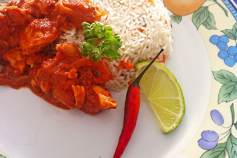 Poulet Yassa aus dem Senegal