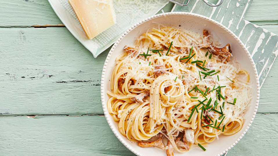 Fettucine-mit-Pilzen