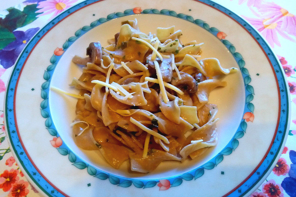 Fettucine mit Pilzen