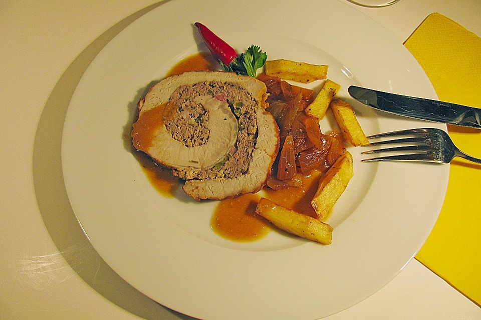 Schweinelachsbraten 'Surprise' Schweinelachsbraten 'Surprise'