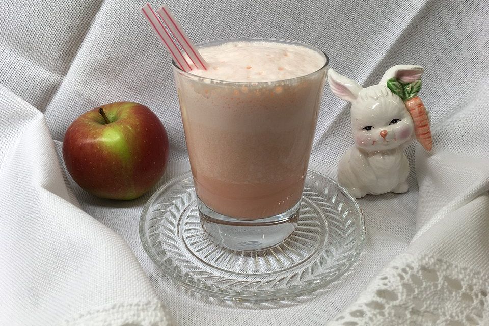 Apfel - Möhren - Milch