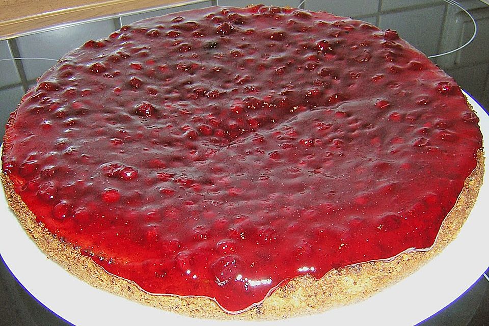 Saftiger Schokoladen - Preiselbeer - Kuchen