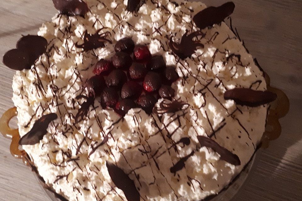 Himbeer - Sahnequark - Torte