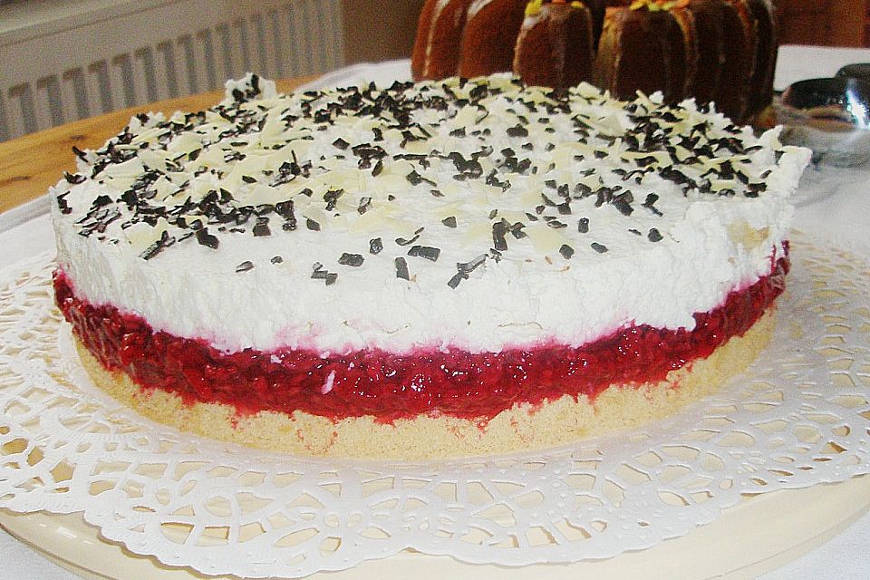 Himbeer - Sahnequark - Torte