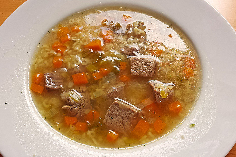 Maries  Rindfleischsuppe