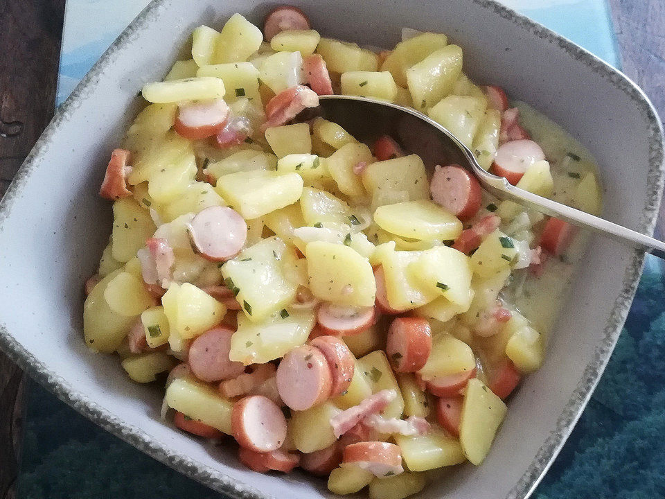 Kartoffelsalat mit Speck von Bärchenknutscher | Chefkoch