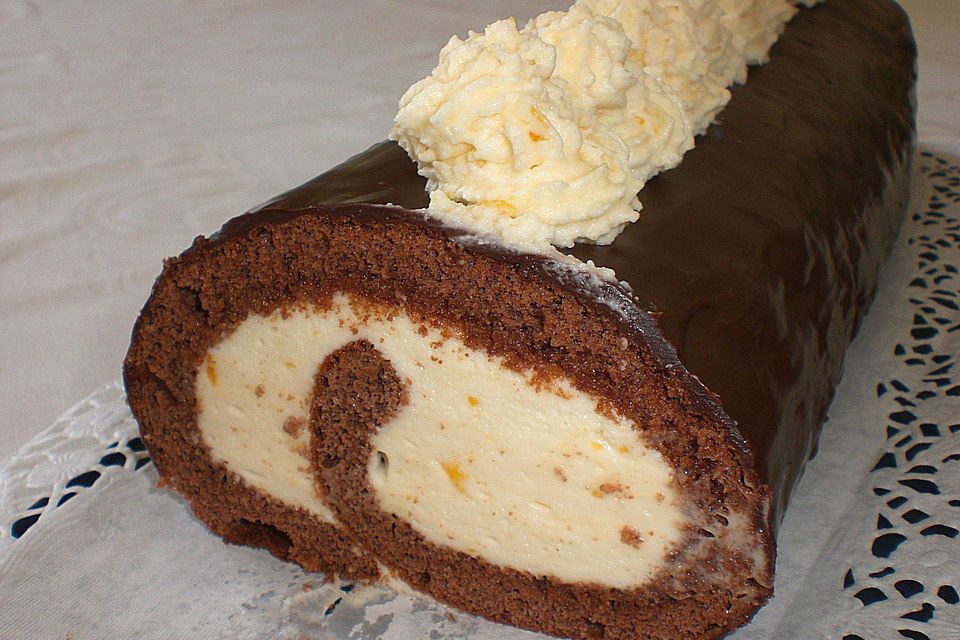 Wachauer Marillen - Schoko - Roulade