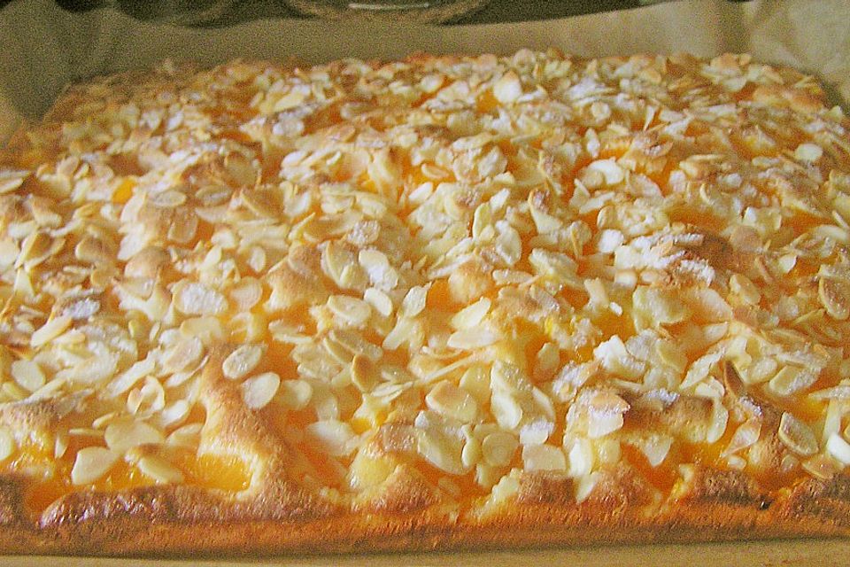 Schmandkuchen mit Mandarinen