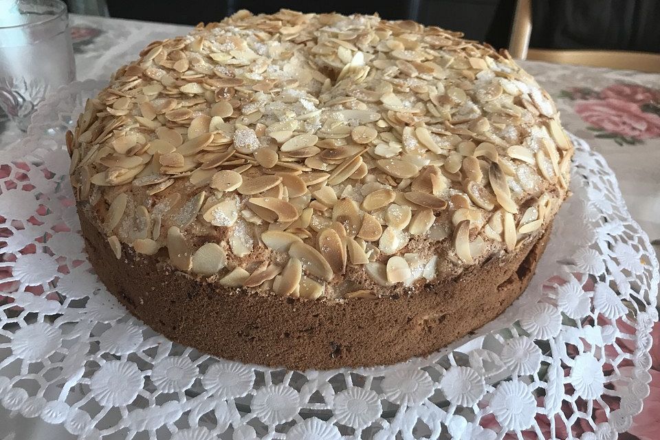 Schmandkuchen mit Mandarinen