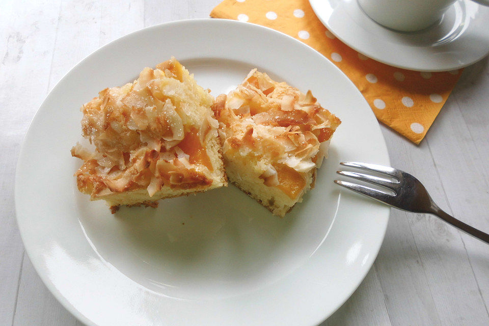 Schmandkuchen mit Mandarinen