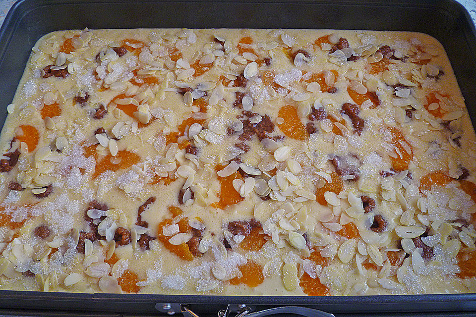 Schmandkuchen mit Mandarinen