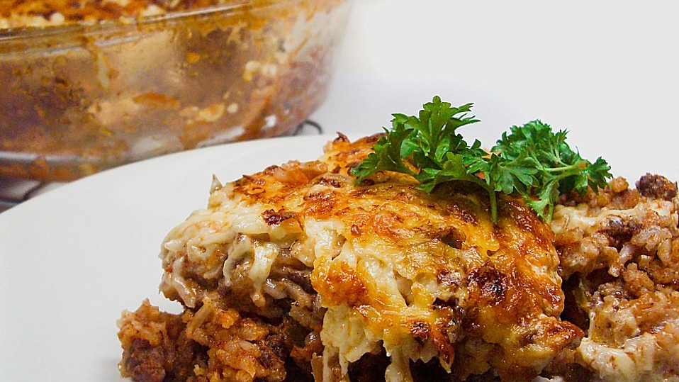 Orientalischer Hackfleisch - Reis - Auflauf von karin510