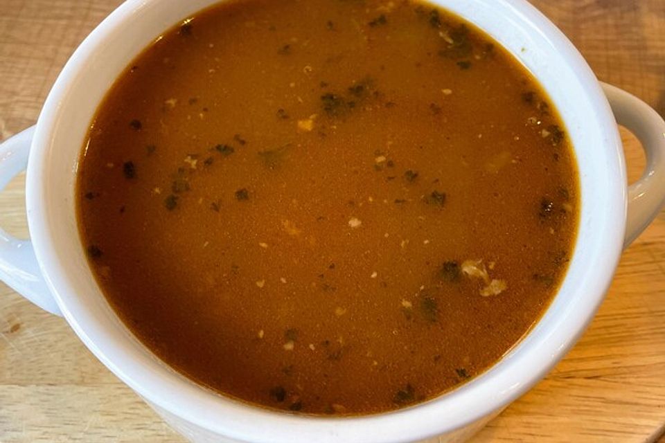 Ochsenschwanzsuppe nach Herta