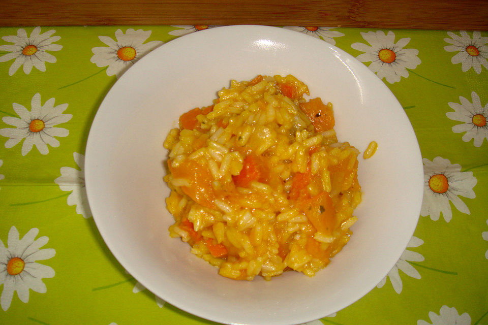 Kürbisrisotto