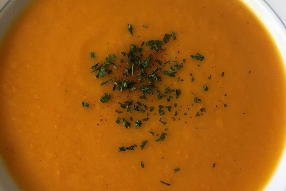 Hokkaido-Kürbissuppe