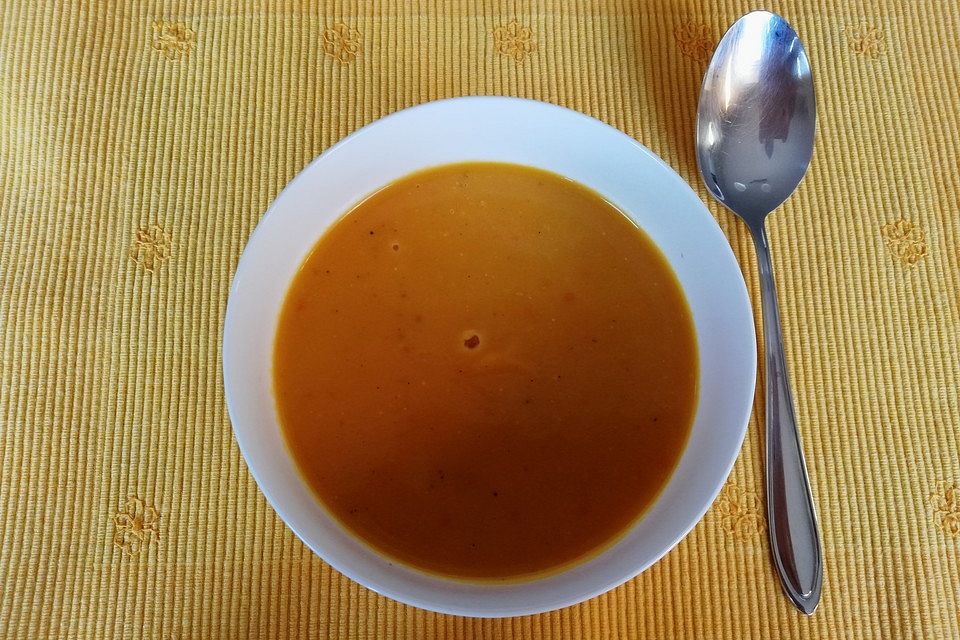 Hokkaido-Kürbissuppe