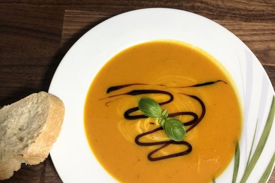 Hokkaido-Kürbissuppe