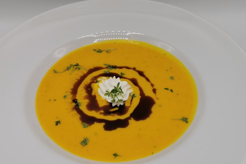 Hokkaido-Kürbissuppe