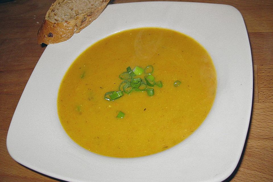 Hokkaido-Kürbissuppe