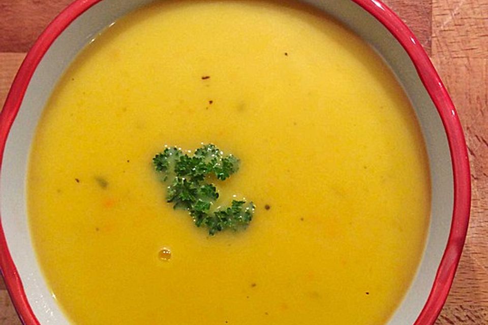 Hokkaido-Kürbissuppe