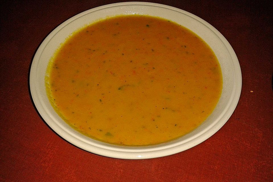 Hokkaido-Kürbissuppe