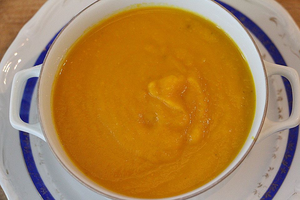 Hokkaido-Kürbissuppe