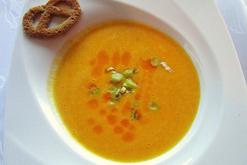 Hokkaido-Kürbissuppe