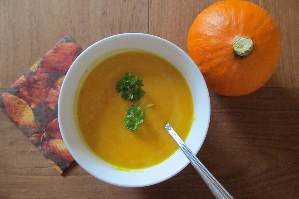 Hokkaido-Kürbissuppe