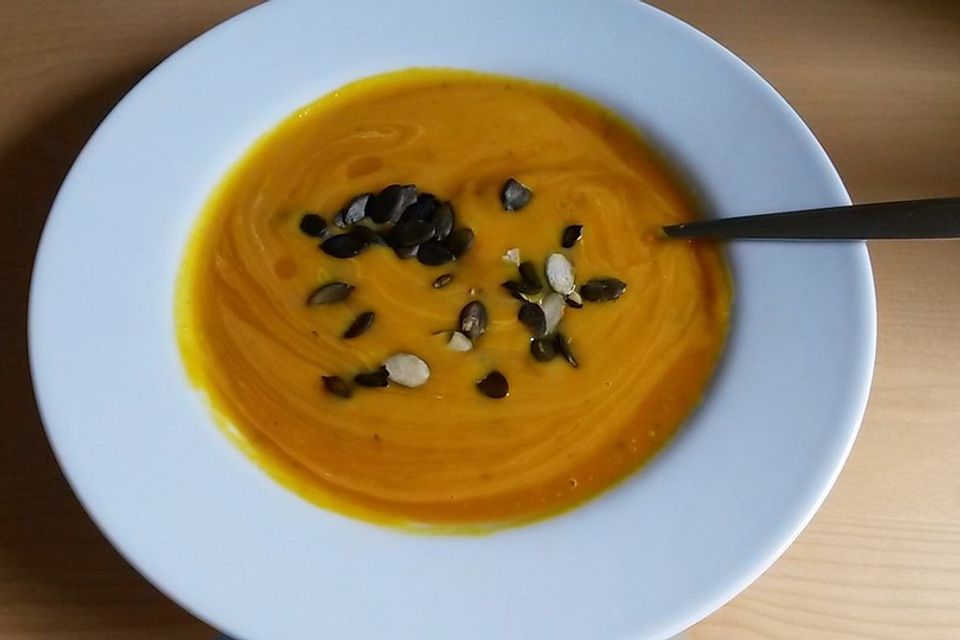 Hokkaido-Kürbissuppe