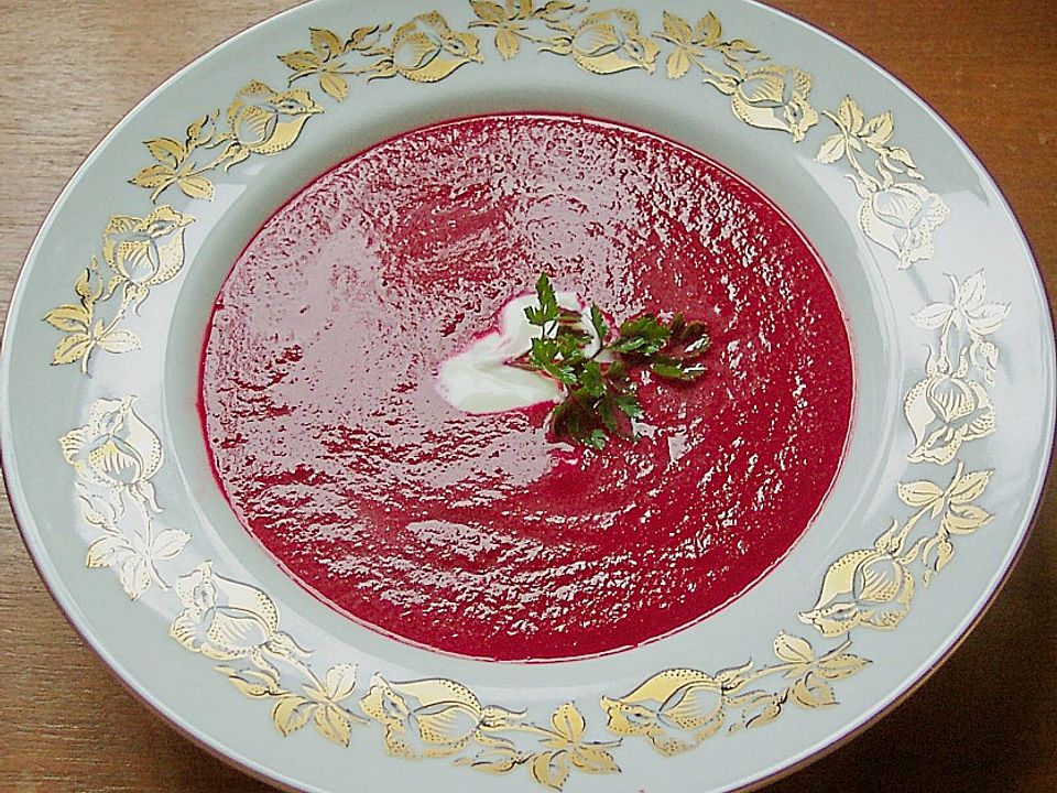 Rote Bete - Suppe mit Meerrettich von Clown25| Chefkoch