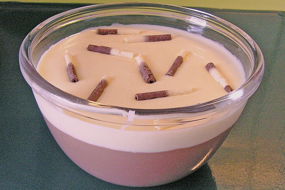 Schokoladenpudding mit Vanille