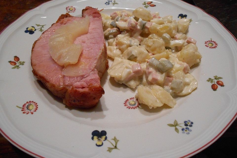 Kasselerbraten mit Ananas