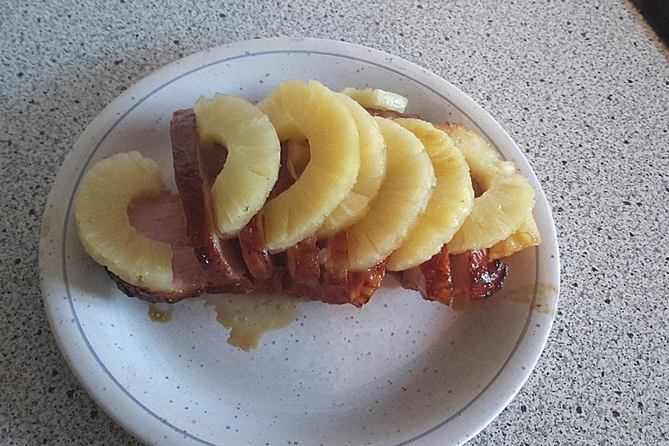 Kasselerbraten mit Ananas