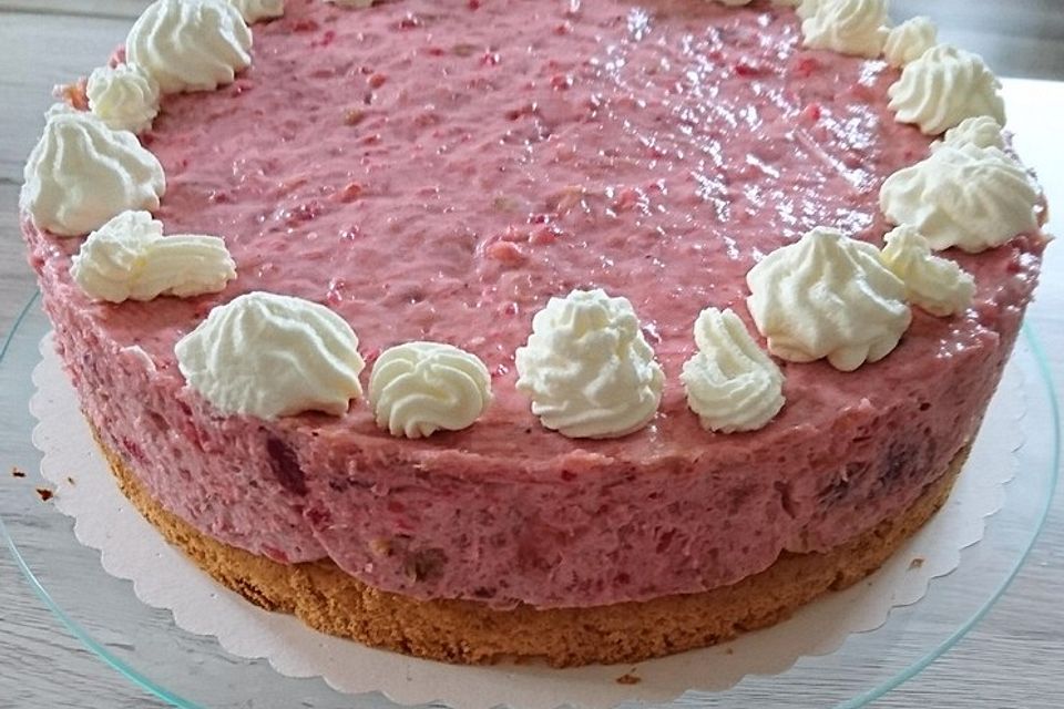 Rhabarber - Sahne - Torte