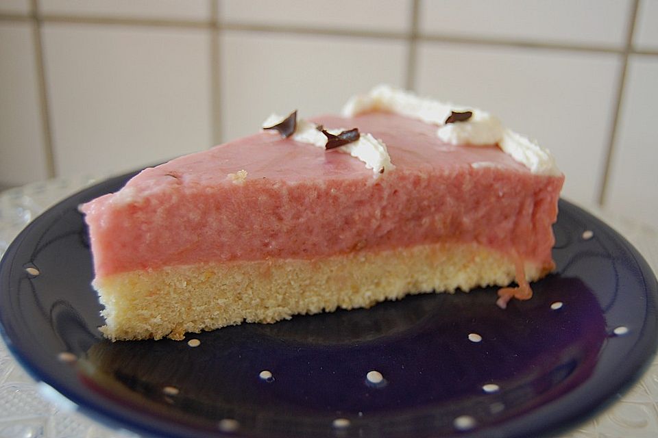 Rhabarber - Sahne - Torte