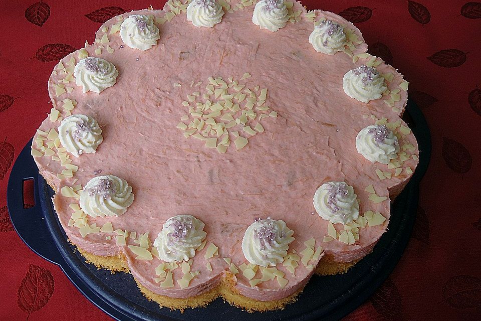 Rhabarber - Sahne - Torte