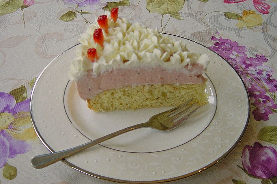 Rhabarber - Sahne - Torte