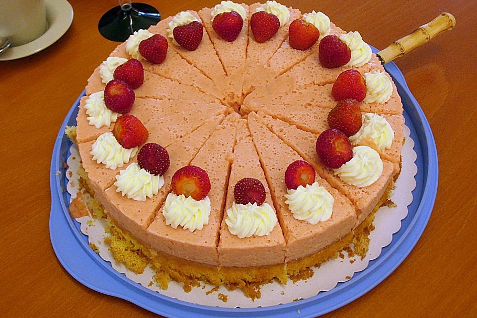 Rhabarber - Sahne - Torte