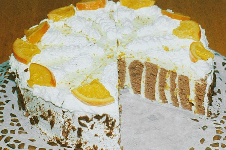 Orangen - Schoko - Wickeltorte