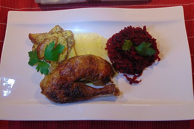 Gefülltes Perlhuhn mit Pflaumen und Äpfeln von Jicky| Chefkoch