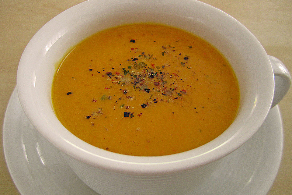 Kürbissuppe Pumpkin Power mit Chili Kürbissuppe Pumpkin Power mit Chili