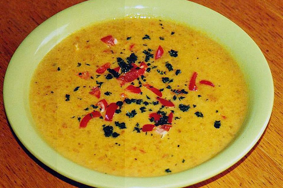 Kürbissuppe Pumpkin Power mit Chili Kürbissuppe Pumpkin Power mit Chili